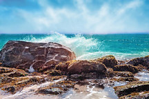 Top Obraz Vlny narážajú na skaly 1443